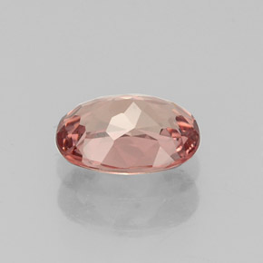 Grenat malaya rose naturelle coupe ovale, 0,97 ct, VVS-VS