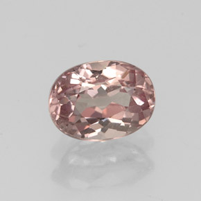 Grenat Malaya Rose clair naturelle Coupe ovale, 0.98 ct, VS