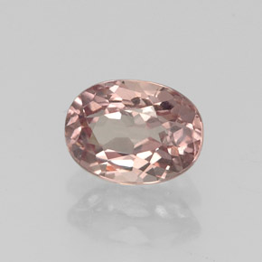 Grenat Malaya Rose clair naturelle Coupe ovale, 0.98 ct, VS