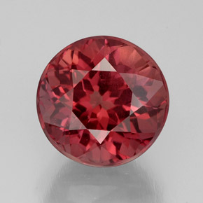 Grenat malaya rose naturelle coupe roude, 4,77 ct, VS