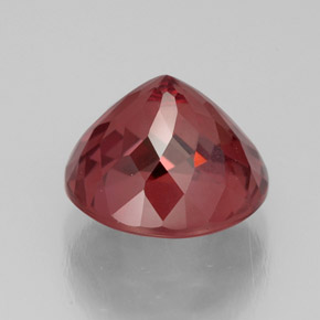 Grenat malaya rose naturelle coupe roude, 4,77 ct, VS