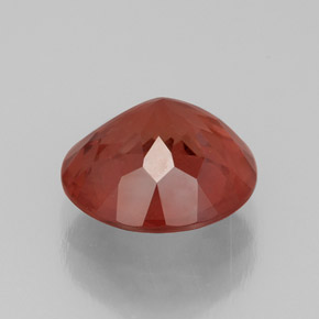 Grenat malaya rose naturelle coupe roude, 3,18 ct, VS-SI