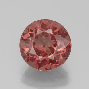 Grenat malaya rose naturelle coupe roude, 3,12 ct, VS-SI