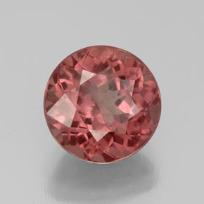Grenat malaya rose naturelle coupe roude, 3,12 ct, VS-SI