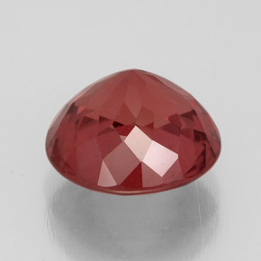 Grenat malaya rose naturelle coupe roude, 4,64 ct, VS