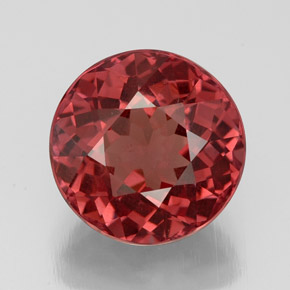 Grenat malaya rose naturelle coupe roude, 4,95 ct, VS-SI