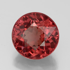 Grenat malaya rose naturelle coupe roude, 4,95 ct, VS-SI