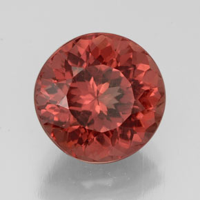 Grenat malaya rose naturelle coupe roude, 3,41 ct, VS