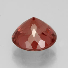 Grenat malaya rose naturelle coupe roude, 3,41 ct, VS