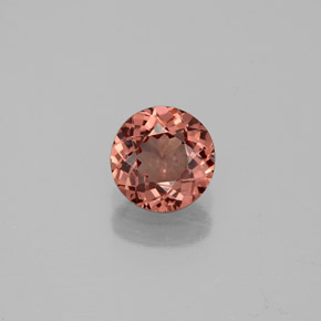 Grenat malaya rose naturelle coupe roude, 0,82 ct, VS
