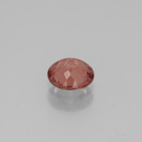 Grenat malaya rose naturelle coupe roude, 0,82 ct, VS