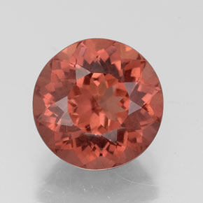 Grenat malaya rose naturelle coupe roude, 2,41 ct, VS