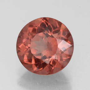 Grenat malaya rose naturelle coupe roude, 2,41 ct, VS