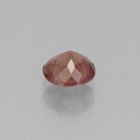 Grenat malaya rose naturelle coupe roude, 0,83 ct, VS