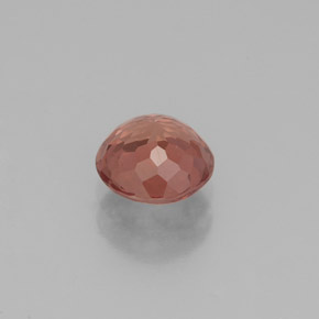 Grenat Malaya Rose naturelle Coupe roude, 1.39 ct, VS