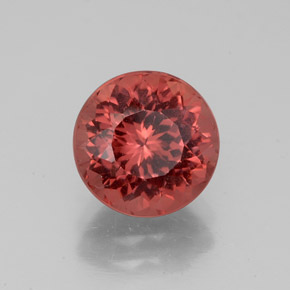 Grenat malaya rose naturelle coupe roude, 3,24 ct, VS