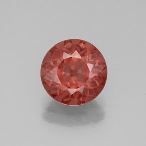 Grenat malaya rouge naturelle coupe roude, 2,27 ct, VS