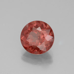 Grenat malaya rouge naturelle coupe roude, 2,27 ct, VS