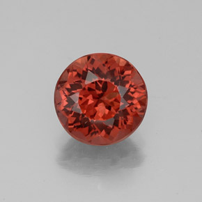 Grenat malaya rose naturelle coupe roude, 2,41 ct, VS