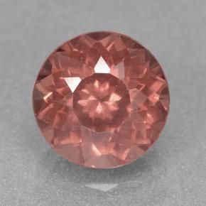 Grenat Malaya Rose moyen naturelle Coupe roude, 2.48 ct, VS
