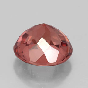 Grenat Malaya Rose naturelle Coupe roude, 2.66 ct, VS