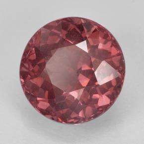 Grenat Malaya Rose naturelle Coupe roude, 2.63 ct, VS