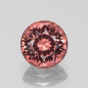 Grenat Malaya Rose naturelle Coupe roude, 2.30 ct, VVS-VS