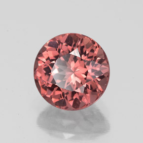 Grenat Malaya Rose naturelle Coupe roude, 2.30 ct, VVS-VS