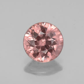 Grenat Malaya Rose naturelle Coupe roude, 1.45 ct, VS-SI