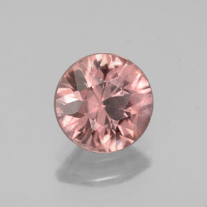 Grenat Malaya Rose naturelle Coupe roude, 1.45 ct, VS-SI