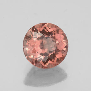 Grenat Malaya Rose naturelle Coupe roude, 1.04 ct, VS
