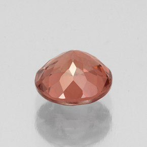 Grenat Malaya Rose naturelle Coupe roude, 1.29 ct, VS