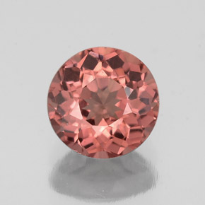 Grenat Malaya Rose naturelle Coupe roude, 1.41 ct, VVS-VS