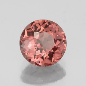 Grenat Malaya Rose naturelle Coupe roude, 1.41 ct, VVS-VS