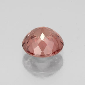 Grenat malaya rose naturelle coupe roude, 1,32 ct, VS