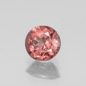 Grenat malaya rose naturelle coupe roude, 0,83 ct, VS-SI