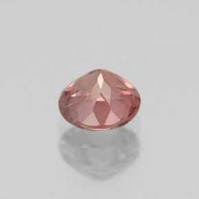 Grenat malaya rose naturelle coupe roude, 0,83 ct, VS