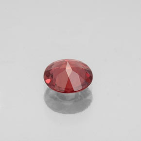 Grenat malaya orange naturelle coupe roude, 0,81 ct, VS