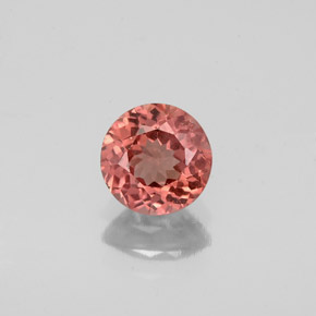 Grenat Malaya Rose naturelle Coupe roude, 1.06 ct, VS-SI