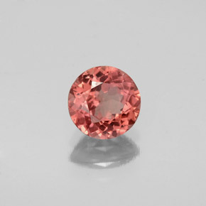 Grenat Malaya Rose naturelle Coupe roude, 1.06 ct, VS-SI