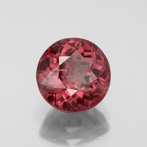 Grenat Malaya Rose naturelle Coupe roude, 3.24 ct, VS