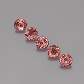 Achetez naturel 4,00ct rose grenat malaya gems, coupe roude, en provenance tanzanie chez gemselect. en stock, livraison internationale!