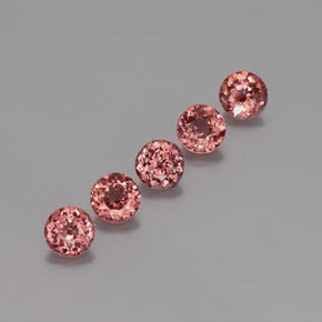 Achetez naturel 4,00ct rose grenat malaya gems, coupe roude, en provenance tanzanie chez gemselect. en stock, livraison internationale!