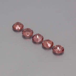 Achetez naturel 4,00ct rose grenat malaya gems, coupe roude, en provenance tanzanie chez gemselect. en stock, livraison internationale!
