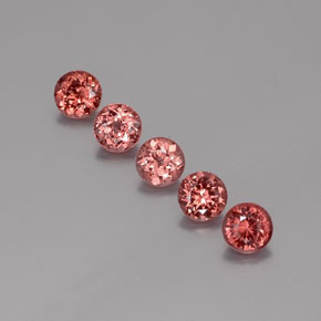 Achetez naturel 4,16ct orange grenat malaya gems, coupe roude, en provenance tanzanie chez gemselect. en stock, livraison internationale!