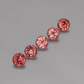 Achetez naturel 4,16ct orange grenat malaya gems, coupe roude, en provenance tanzanie chez gemselect. en stock, livraison internationale!