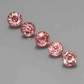 Achetez naturel 3,92ct orange grenat malaya gems, coupe roude, en provenance tanzanie chez gemselect. en stock, livraison internationale!