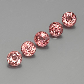 Achetez naturel 3,92ct orange grenat malaya gems, coupe roude, en provenance tanzanie chez gemselect. en stock, livraison internationale!