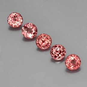 Achetez naturel ct orange grenat malaya gems, coupe roude, en provenance tanzanie chez gemselect. en stock, livraison internationale!