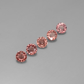 Achetez naturel 3,45ct rose grenat malaya gems, coupe roude, en provenance tanzanie chez gemselect. en stock, livraison internationale!